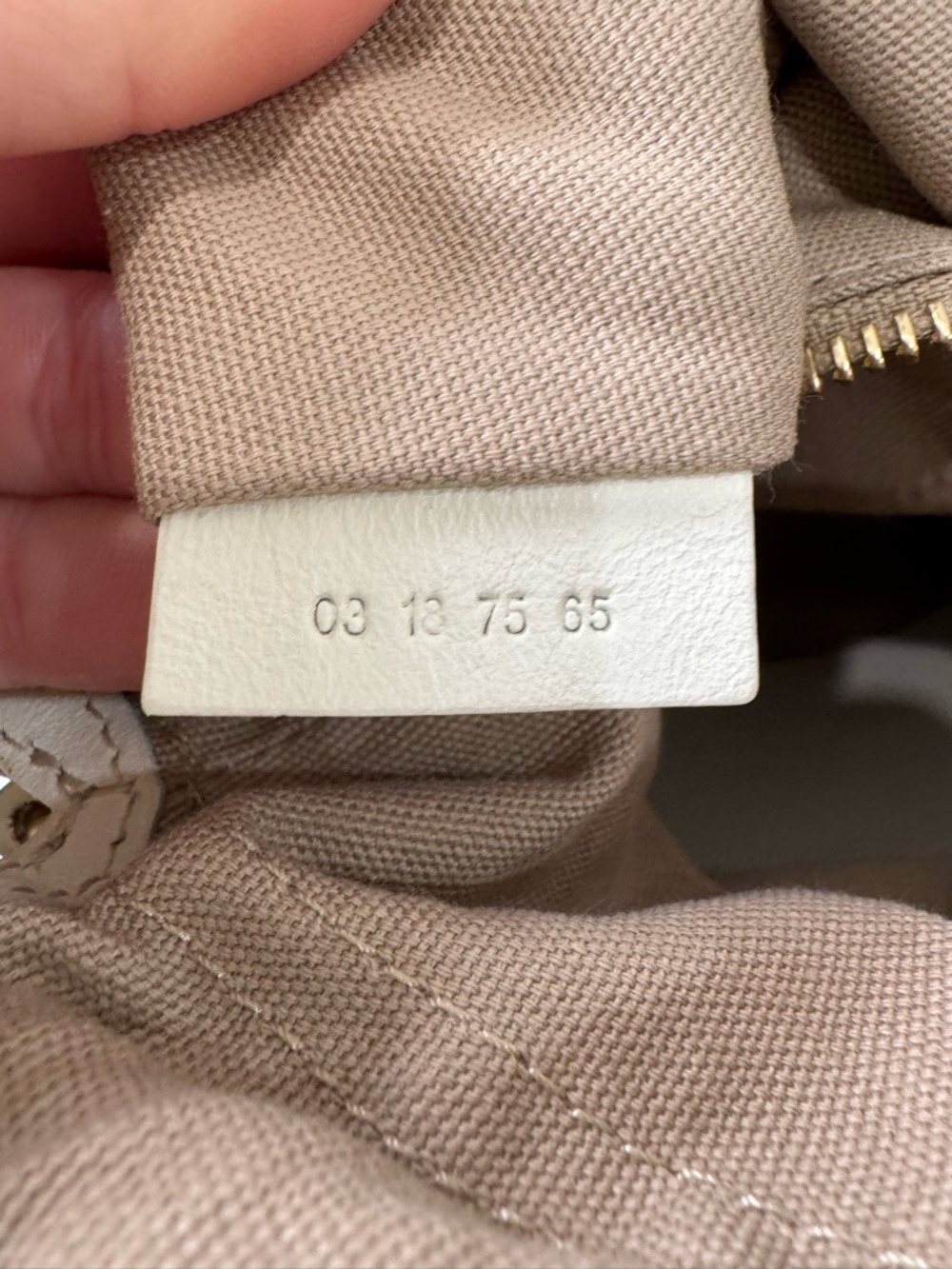 Chloe Ivory Leather Roy crossbody shoulder Bag - Picture 12 of 13